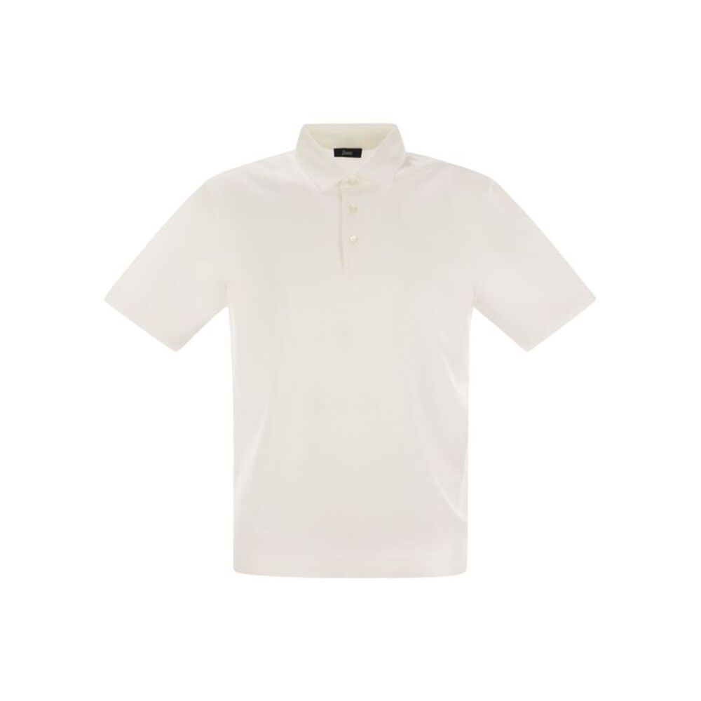 Herno Men Cotton Jersey Polo Shirt